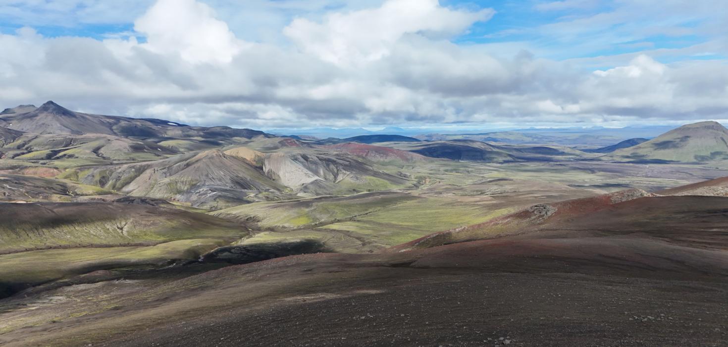 Rauðufossafjöll frá Pokahrygg