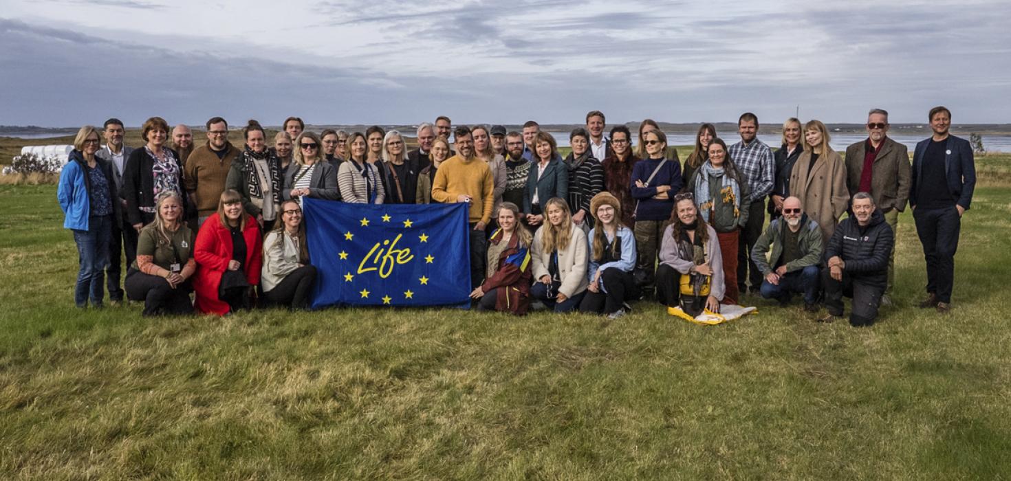 Um 50 manns tóku þátt í fyrsta fundi verkefnisins Peatland LIFEline.is, sem haldinn var á Hvanneyri dagana 22.-24. september 2025
