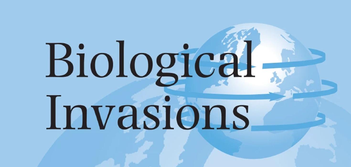Myndin sýnir hluta af kápu tímaritsins Biological Invasions
