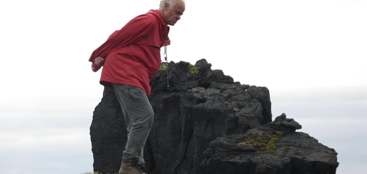 Hörður Kristinsson í Surtsey 2006
