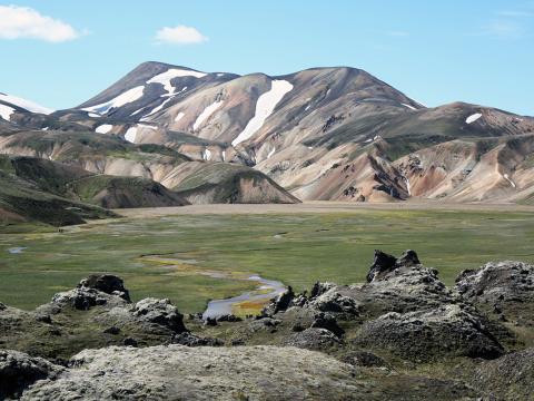 Vondugil og Háalda vestan við Landmannalaugar