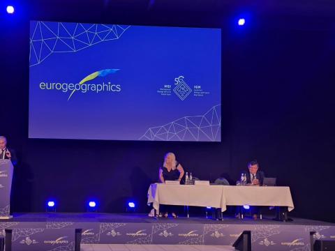 Mynd frá ársfundi EuroGeographics sem haldinn var í Belgíuí maí 2026