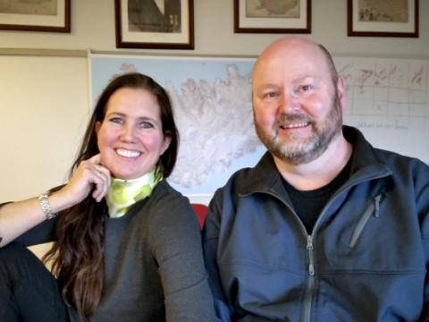  Eydís L. Finnbogadóttir og Hafliði S. Magnússon.