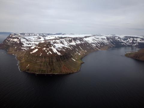 Öskubakur til vinstri, Göltur og Súgandafjörður
