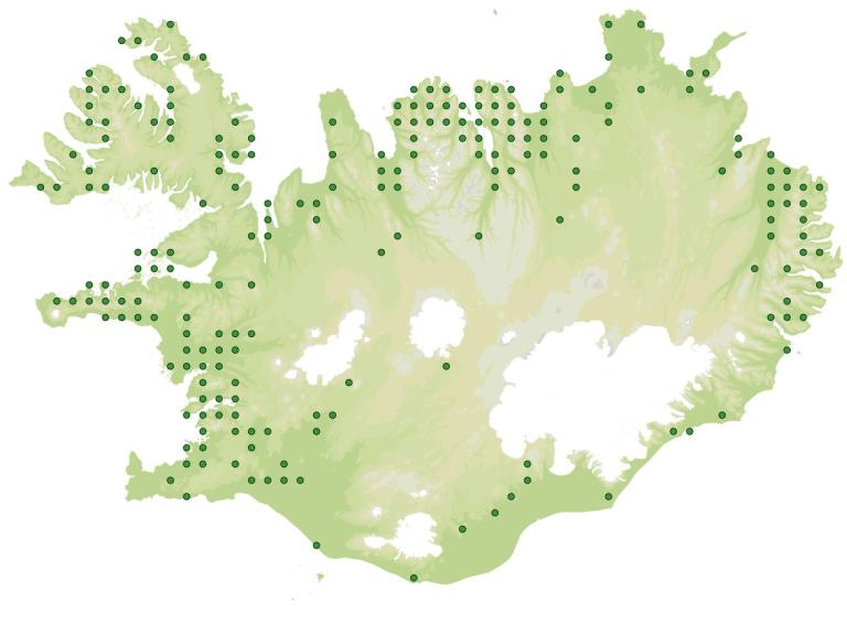 Útbreiðsla - Mógrafabrúsi (Sparganium hyperboreum) Útbreiðsla - Mógrafabrúsi (Sparganium hyperboreum)