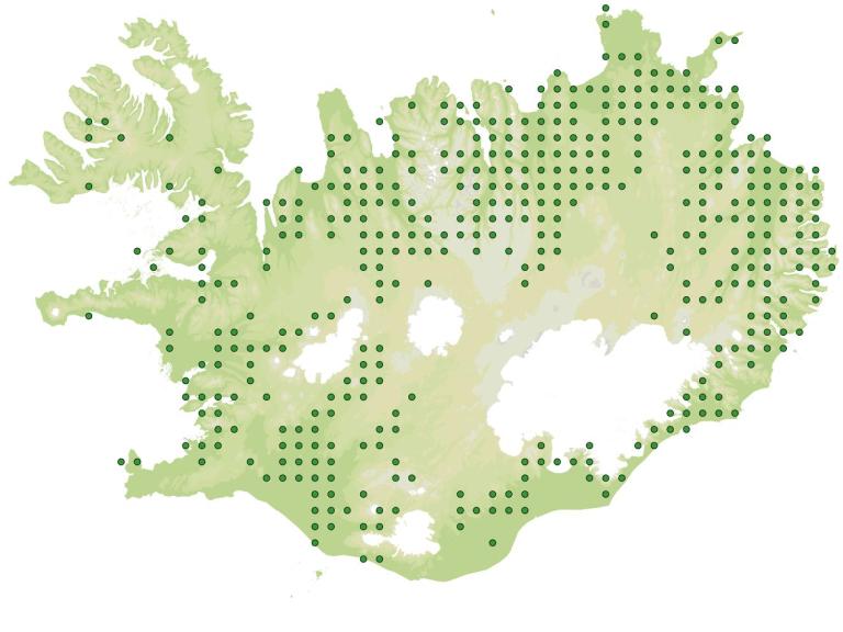 Útbreiðsla - Hnappstör (Carex capitata)