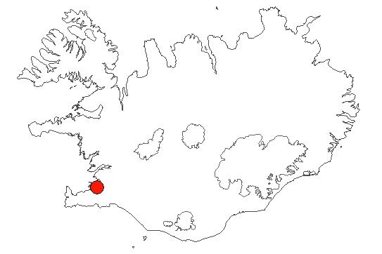 Map of Elliðavatn Location of area Elliðavatn in iceland