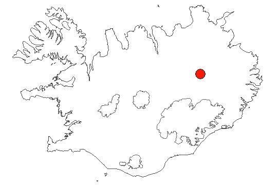 Map of Herðubreiðarlindir Location of area Herðubreiðarlindir in iceland