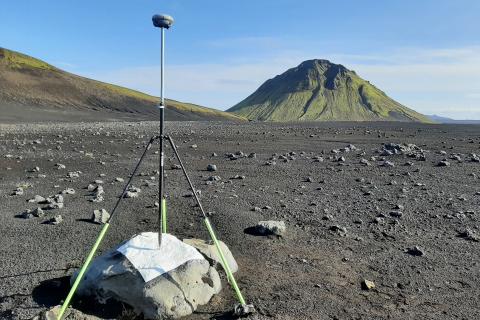 Viðmiðunarpunktur á hálendinu