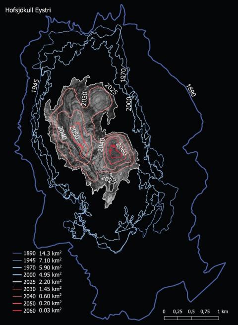 Fortíð og framtíð Hofsjökuls eystri. 
