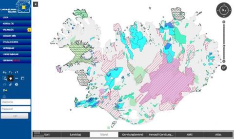 Myndin sýnir þau svæði sem eru vatnsverndarsvæði, mikilvæg fuglasvæði, landgræðslusvæði og friðlýst svæði landsins. Áhugavert er að sjá þessi gögn saman í ljósi umræðu um s.s. miðhálendisþjóðgarð. Samanburð líkt og þennan geta notendur landupplýsingagáttar gert sjálfir. Myndin sýnir þau svæði sem eru vatnsverndarsvæði, mikilvæg fuglasvæði, landgræðslusvæði og friðlýst svæði landsins. Áhugavert er að sjá þessi gögn saman í ljósi umræðu um s.s. miðhálendisþjóðgarð. Samanburð líkt og þennan geta notendur landupplýsingagáttar gert sjálfir.