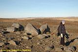Jökulgarðar Búðaraðarinnar nærri Gunnarsholti á Rangárvöllum Jökulgarðar Búðaraðarinnar nærri Gunnarsholti á Rangárvöllum