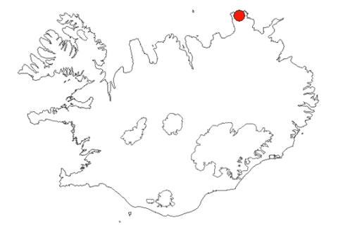 Melrakkaslétta á Íslandskorti