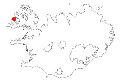 Skeggi á Íslandskorti