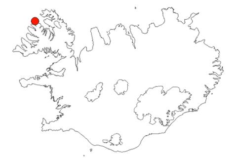 Stigahlíð og Deild á Íslandskorti