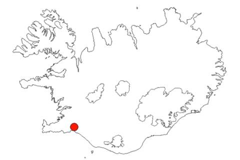 Ölfusforir á Íslandskorti