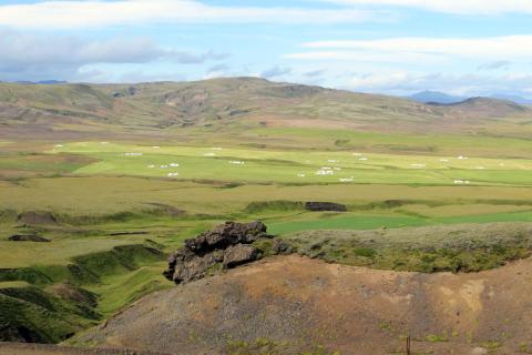 Garðlönd og tún í Skaftárdal Garðlönd og tún í Skaftárdal