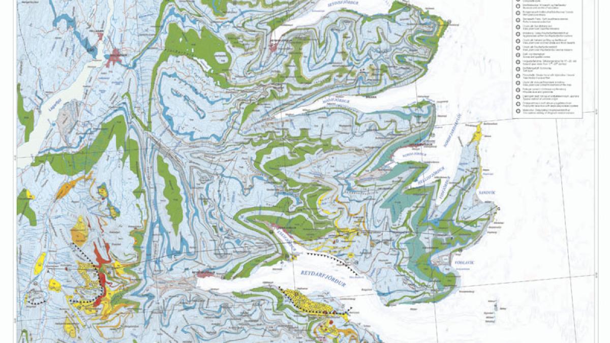 Geological maps of Iceland | Náttúrufræðistofnun Íslands
